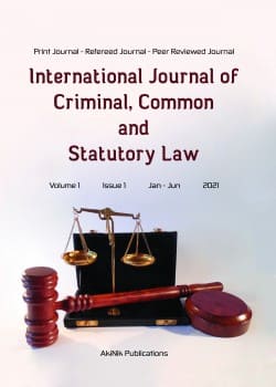 International Journal of Criminal, Common and Statutory Law