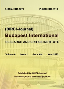 Budapest International Research and Critics Institute (BIRCI-Journal) : Humanities and Social Sciences