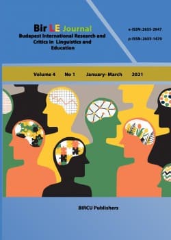Budapest International Research and Critics in Linguistics and Education (BirLE) Journal