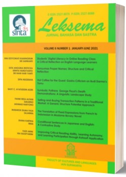 Leksema: Journal of Language and Literature