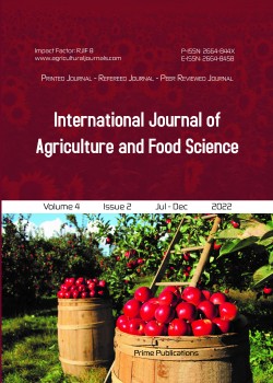 International Journal of Agriculture and Food Science
