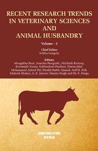 Coverpage of Recent Research Trends in Veterinary Sciences and Animal Husbandry, animal husbandry edited book
