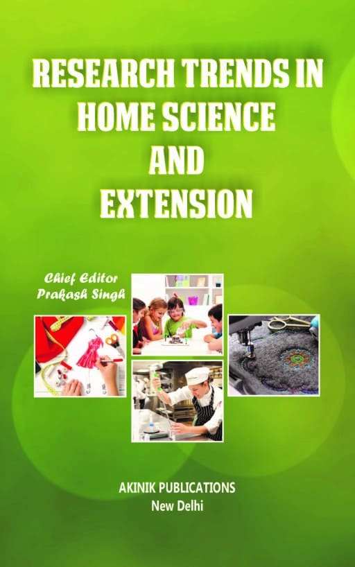 Coverpage of Research Trends in Home Science and Extension, home science edited book