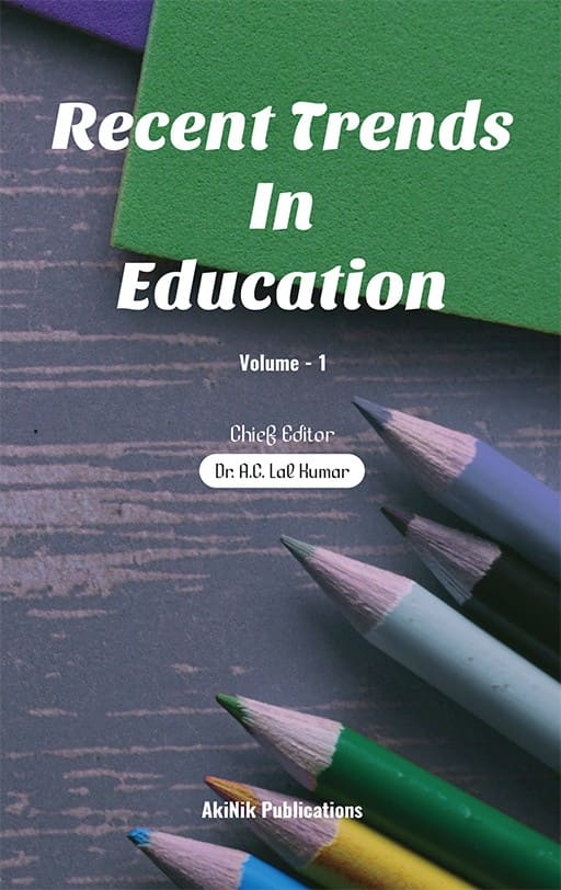 Coverpage of Recent Trends In Education, education edited book