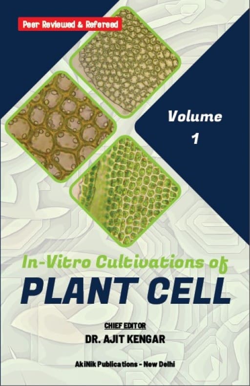 Coverpage of In-Vitro Cultivations of Plant Cell, botany edited book