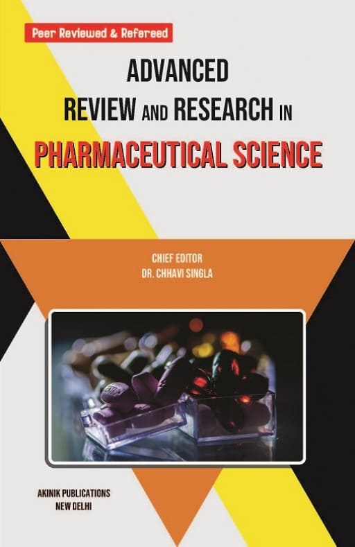 Coverpage of Advanced Review and Research in Pharmaceutical Science, pharmaceutical science edited book
