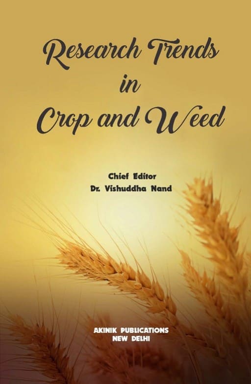 Coverpage of Research Trends in Crop and Weed, weed management edited book