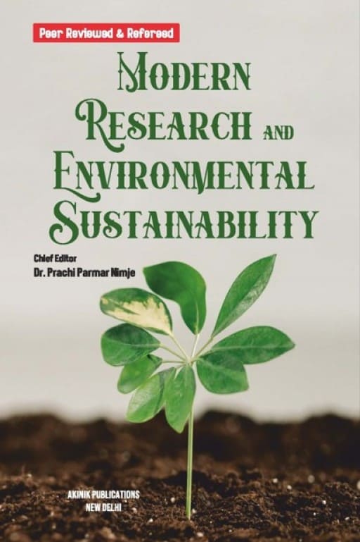 Coverpage of Modern Research and Environmental Sustainability, environment edited book