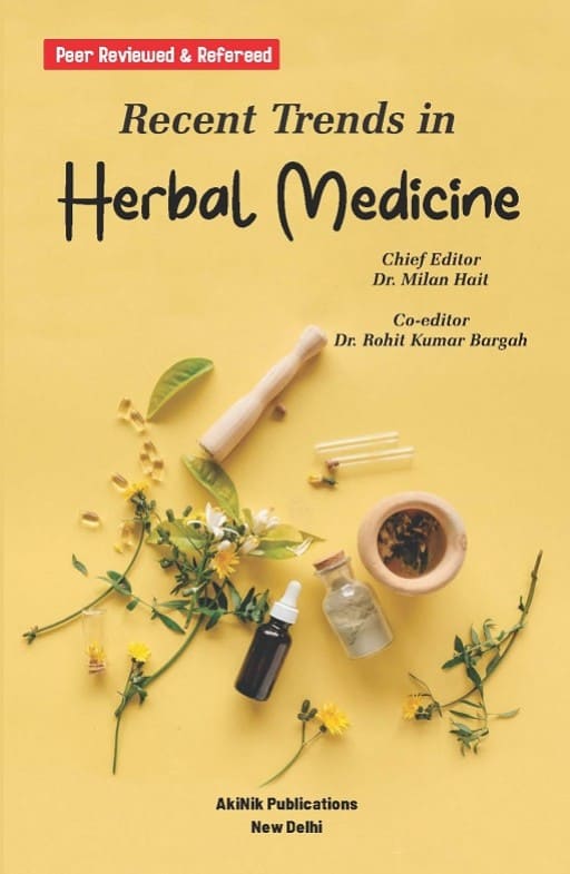 Coverpage of Recent Trends in Herbal Medicine, herbal medicine edited book