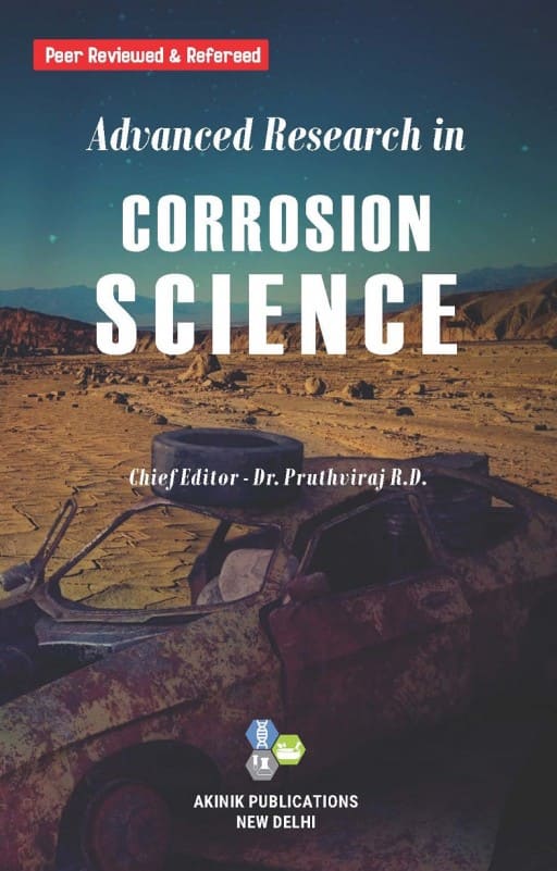 Coverpage of Advanced Research in Corrosion Science, chemistry edited book