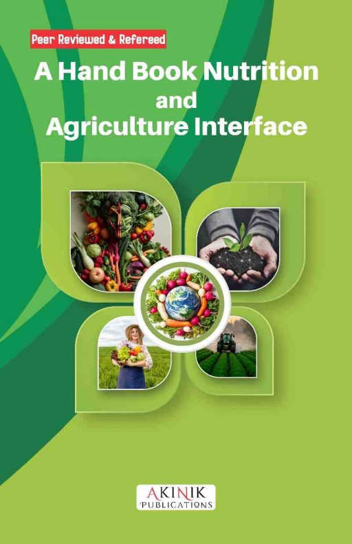 Cover page of A Hand Book Nutrition and Agriculture Interface, edited book on agriculture science
