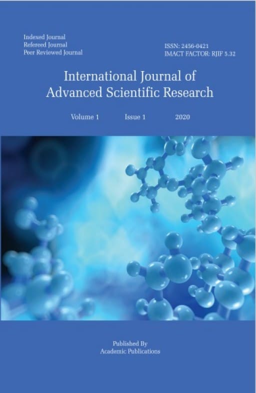 International Journal of Advanced Scientific Research