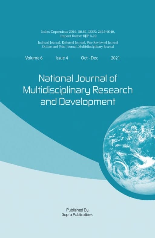 National Journal of Multidisciplinary Research and Development