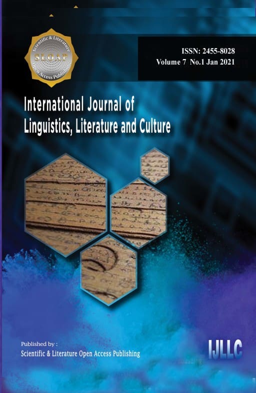 International Journal of Linguistics, Literature and Culture