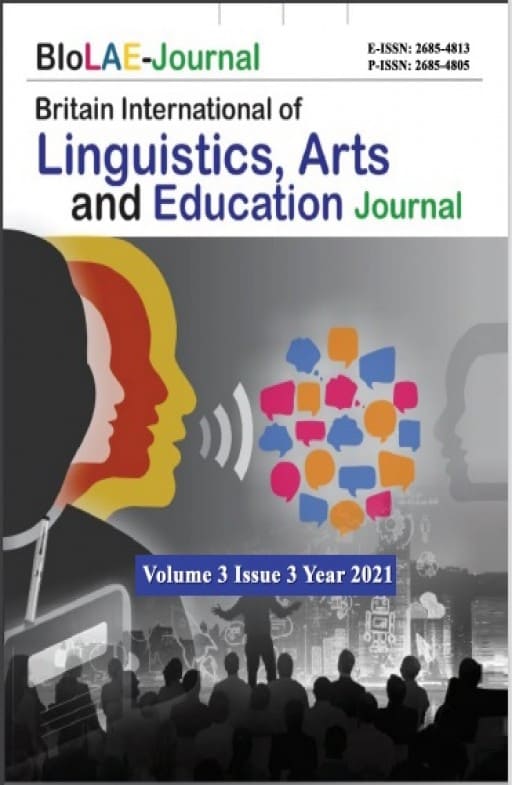 Britain International of Linguistics, Arts and Education Journal