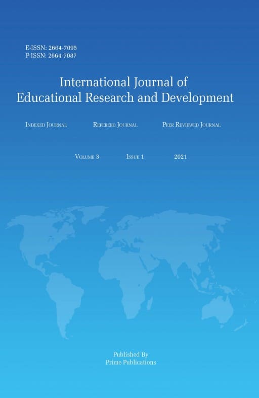 International Journal of Educational Research and Development
