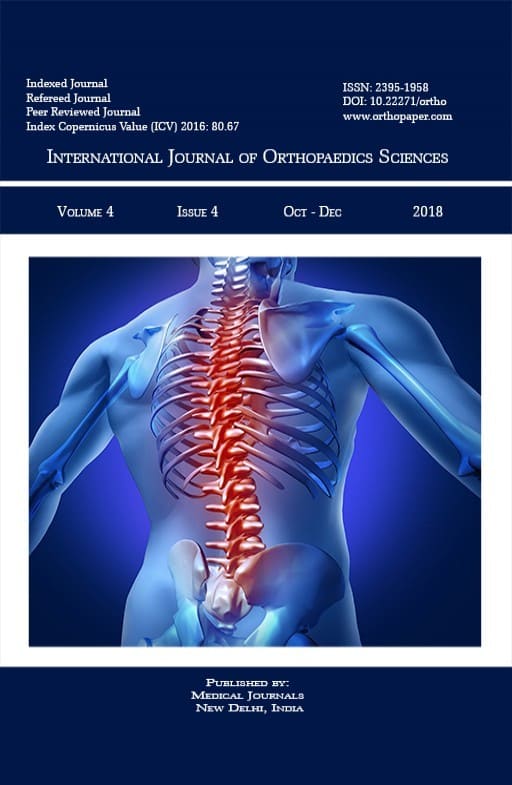 International Journal of Orthopaedics Sciences