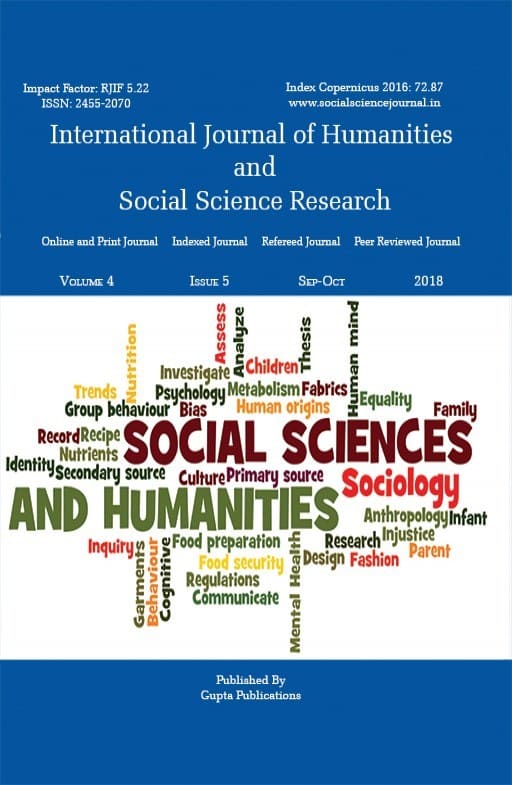 International Journal of Humanities and Social Science Research