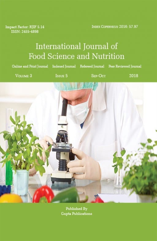 International Journal of Food Science and Nutrition