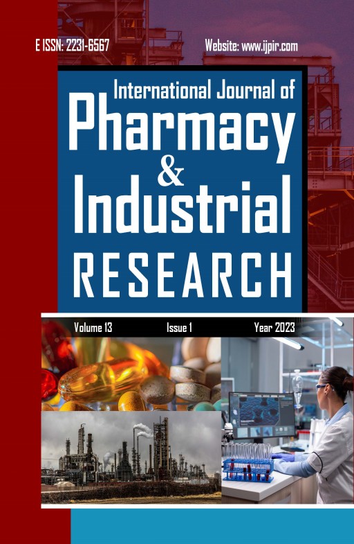 International Journal of Pharmacy & Industrial Research (IJPIR)