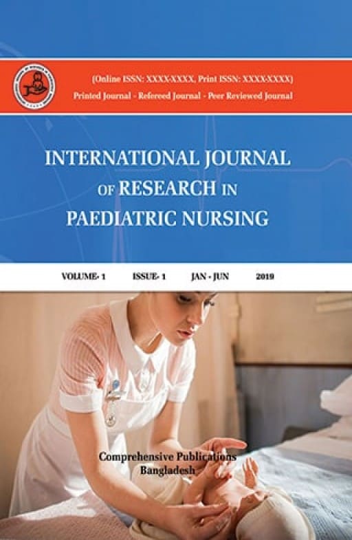 International Journal of Research In Paediatric Nursing