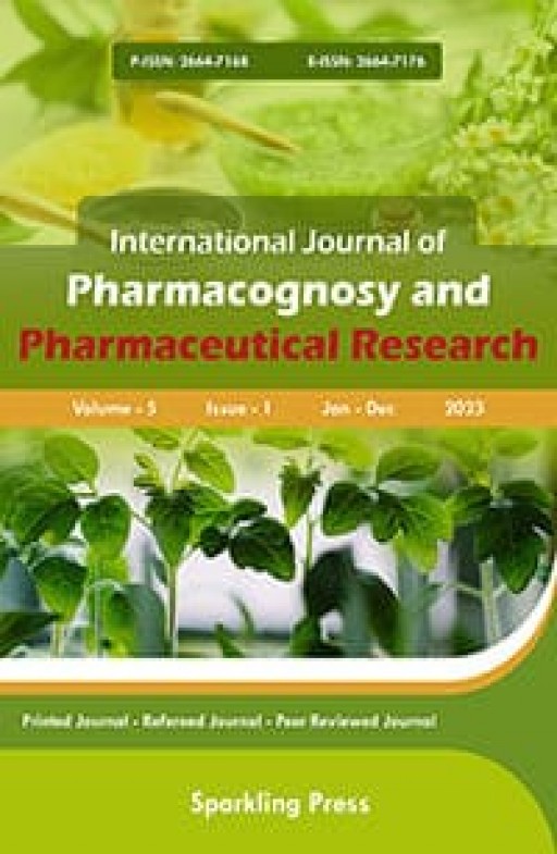 International Journal of Pharmacognosy and Pharmaceutical Research