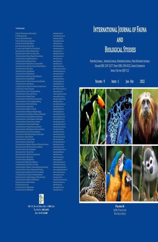 International Journal of Fauna and Biological Studies