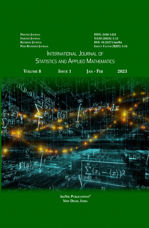 International Journal of Statistics and Applied Mathematics