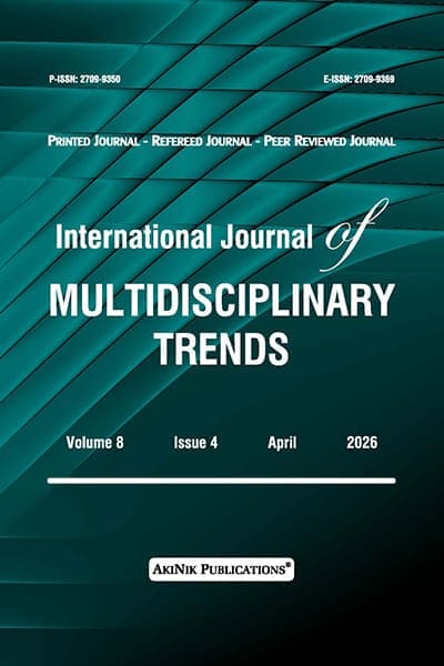 International Journal of Multidisciplinary Trends — Journal Cover