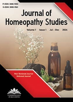 Journal of Homeopathy Studies — Journal Cover