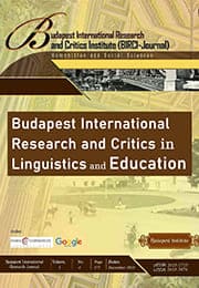 Budapest International Research and Critics in Linguistics and Education (BirLE) Journal Subscription