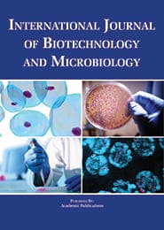International Journal of Biotechnology and Microbiology