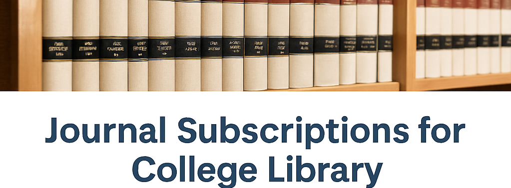How to Get Journal Subscriptions for College Library | AkiNik Publications