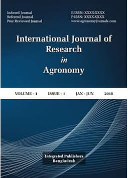 International Journal of Research in Agronomy